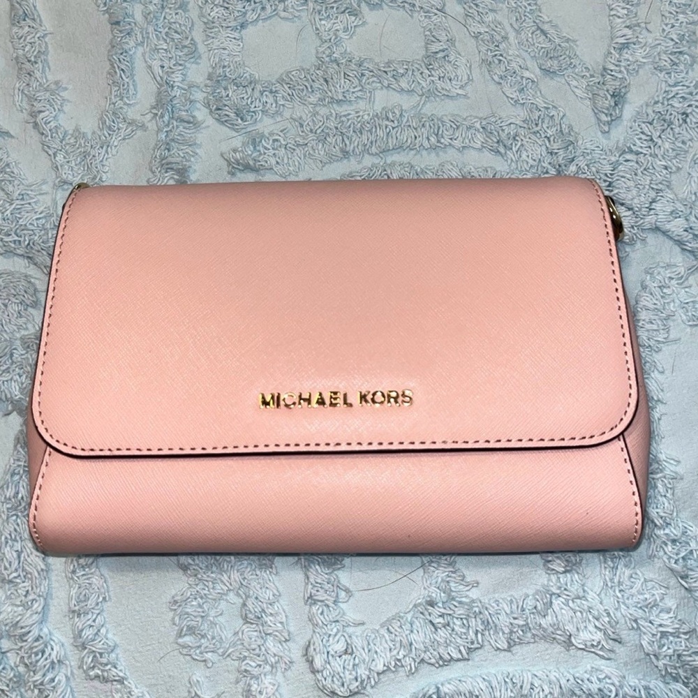 Michael Kors Blush Pink Clutch